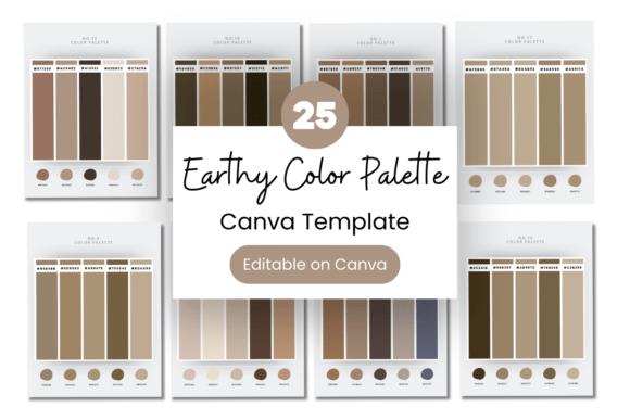 Earthy Color Palette With Hex Codes: Your Brand's Natural Foundation