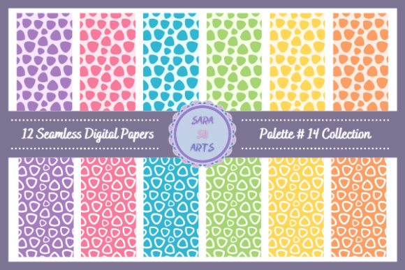 Endless Digital Paper with Rainbow Color: A Creative Design Asset