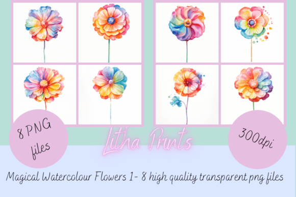 Magical Watercolour Flowers: Whimsy for Your Brand Story