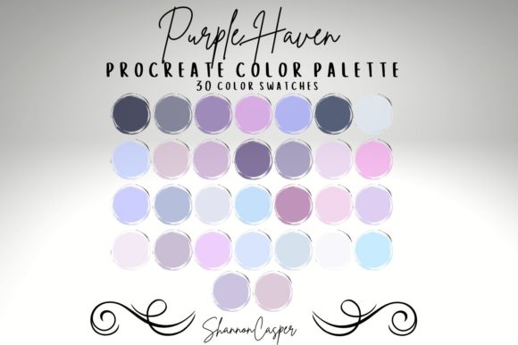 Muted Purple Color Palette: A Designer's Guide to Procreate