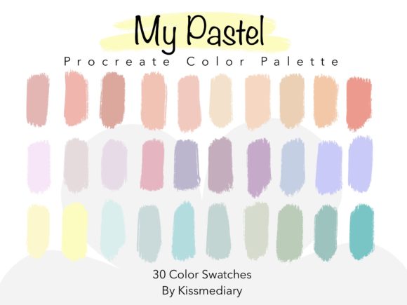 My Pastel-Procreate Color Palette: A Soft, Dreamy Toolkit for iPad Artists