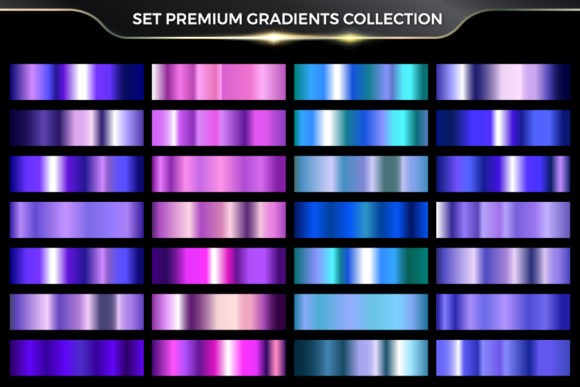 Purple Violet Swatches Color Gradient: A Designer's Palette for Luxurious Branding