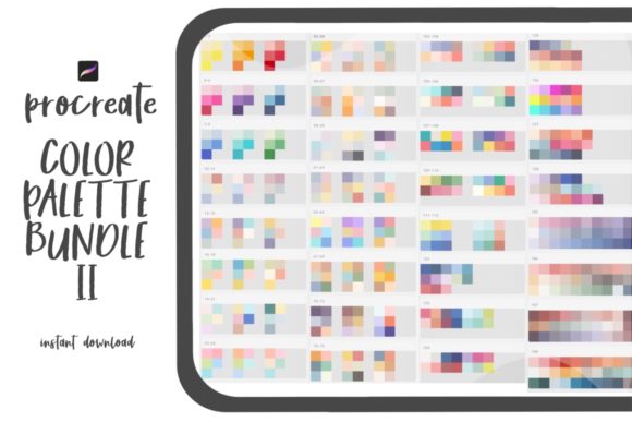 Unlock Effortless Color Harmony with Procreate Color Palette Bundle 2