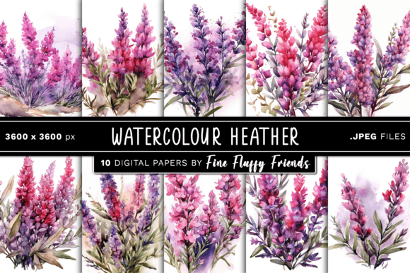 Watercolour Heather Digital Paper: A Guide for Creatives